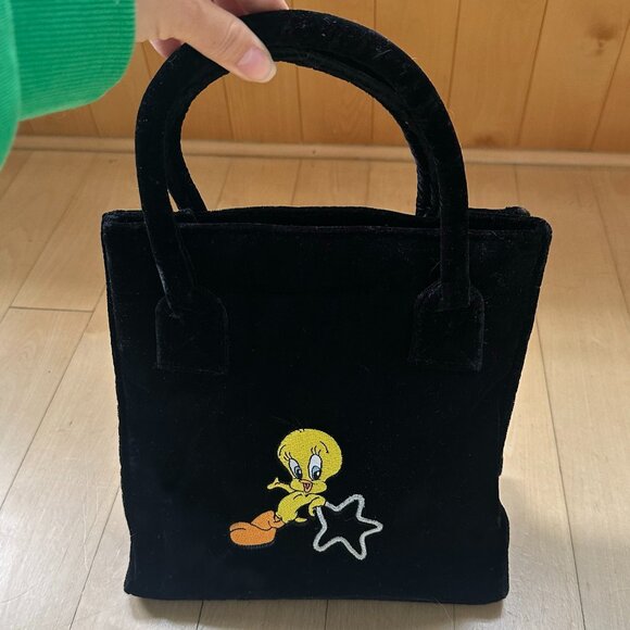 Vintage 1998 Warner Bros Looney Tunes Tweety Bird Tote Bag - Picture 1 of 4